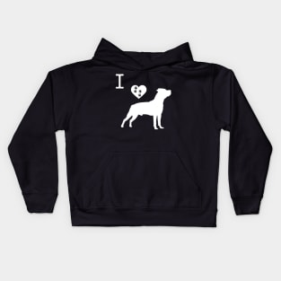 I love American Staffordshire Terrier Kids Hoodie